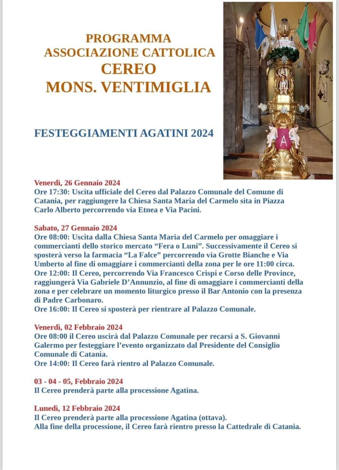 Programma 2024 cereo Mons.Ventimiglia