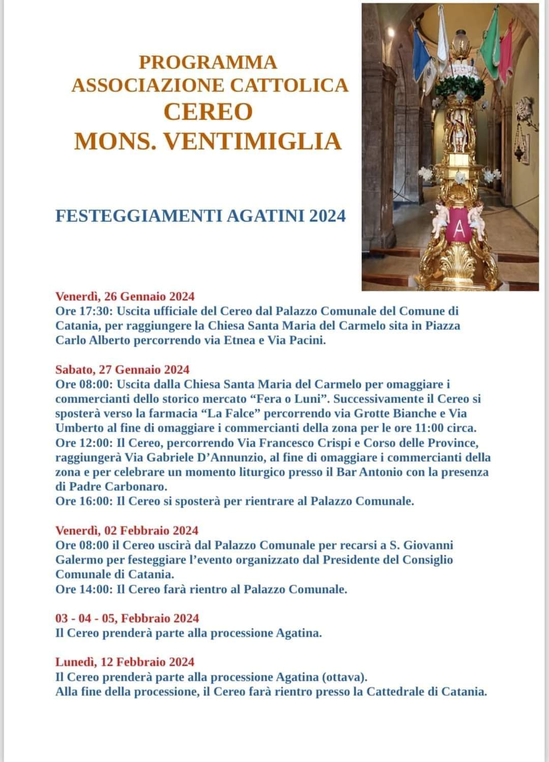 Programma 2024 cereo Mons.Ventimiglia